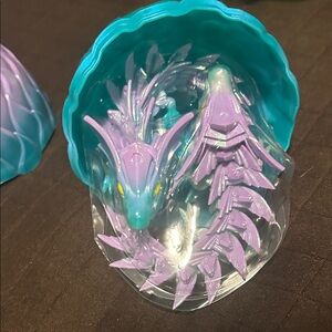 Crystalyx Dragons rare Purple and Blue twins